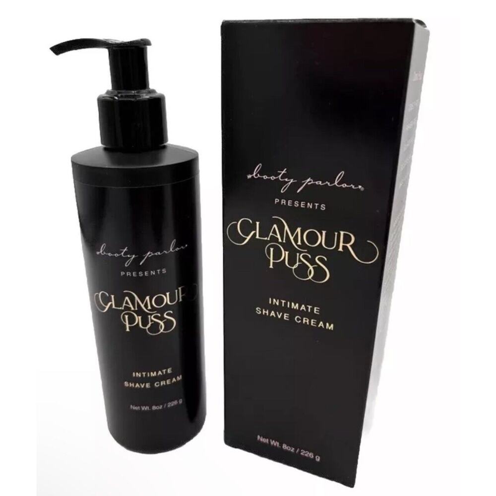 Booty Parlor Shave Cream Glamour Puss Intimate 8oz NEW